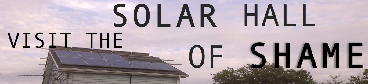 Solar Hall Of Shame