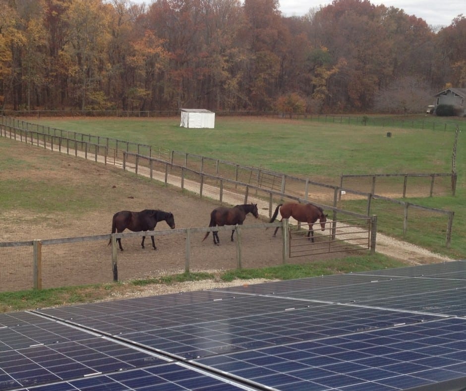 We Installed This 10.4 KW DC Solar Panel System At A Horse Farm In Robbinsville, NJ