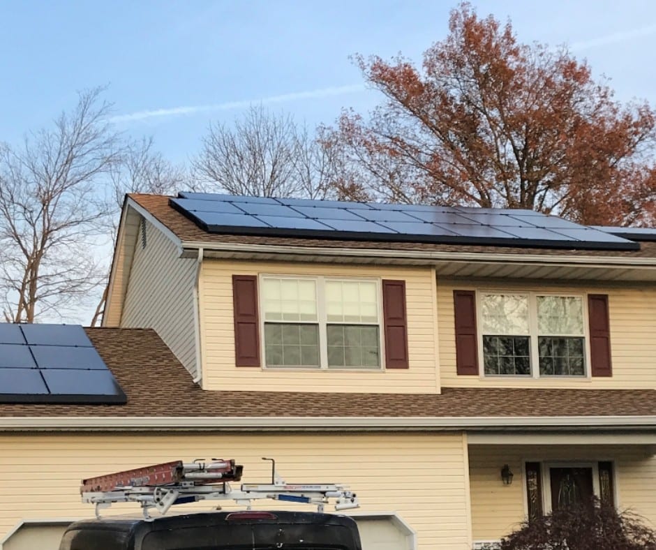 We Installed This Great Looking 8.32 KW DC Solar Panel System For Lisa & Nicole In Allentown, NJ