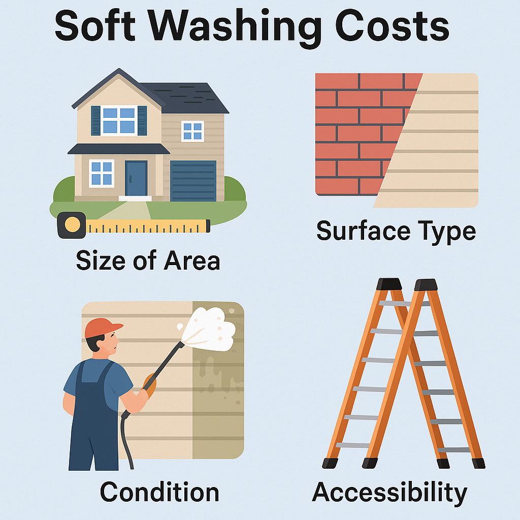Soft Washing Costs Factors Influencing Soft Washing Costs