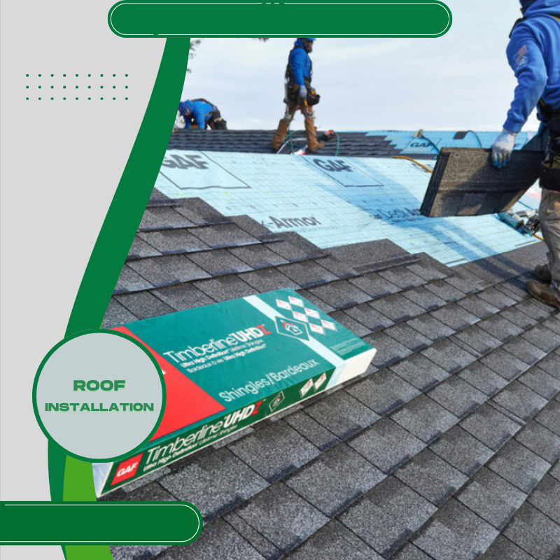 GAF Timberline Lifetime shingle roof installed on a residential home.