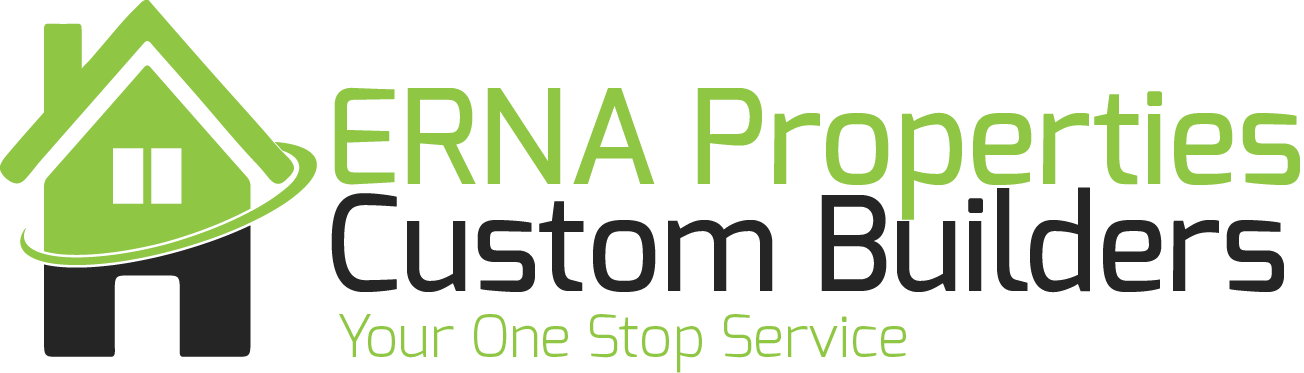 ERNA Properties logo custom home builder and remodeling contractor NJ