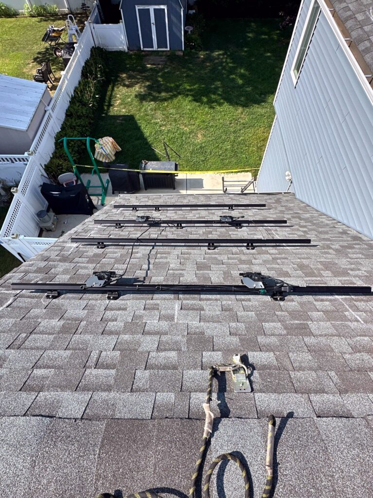 new roof at a home in Middletown, NJ