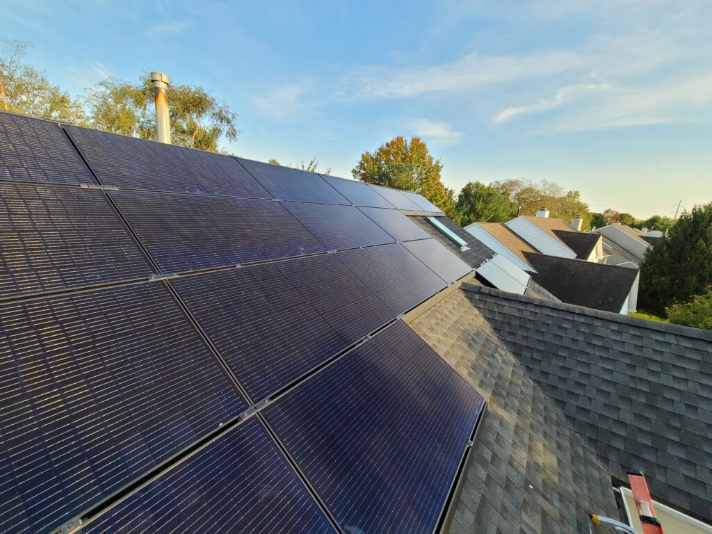 36-panel 12.24 kW solar array in East Windsor, NJ