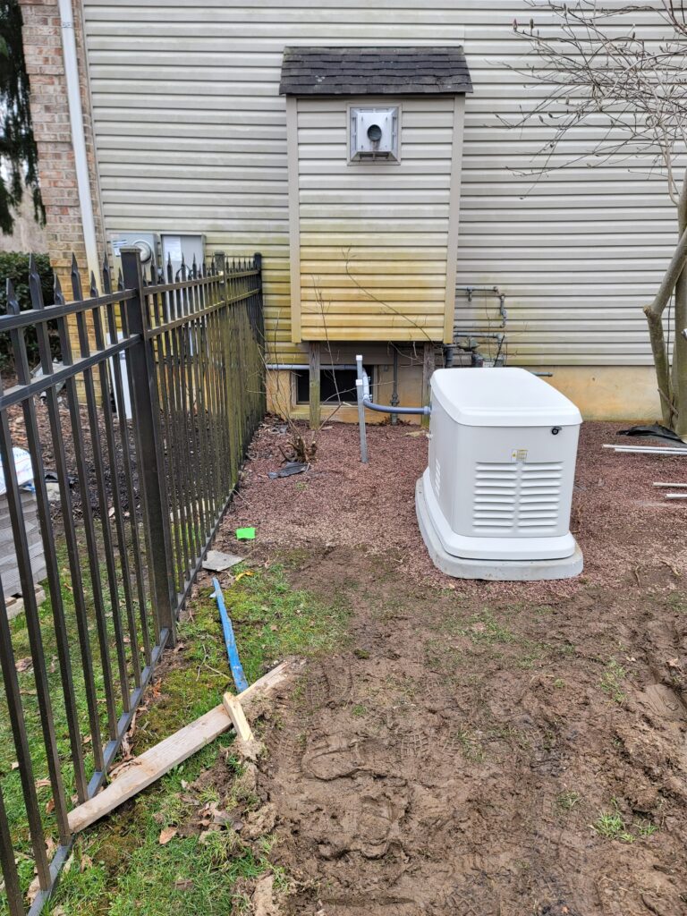 24 kW Generac standby generator in Millstone Township, NJ