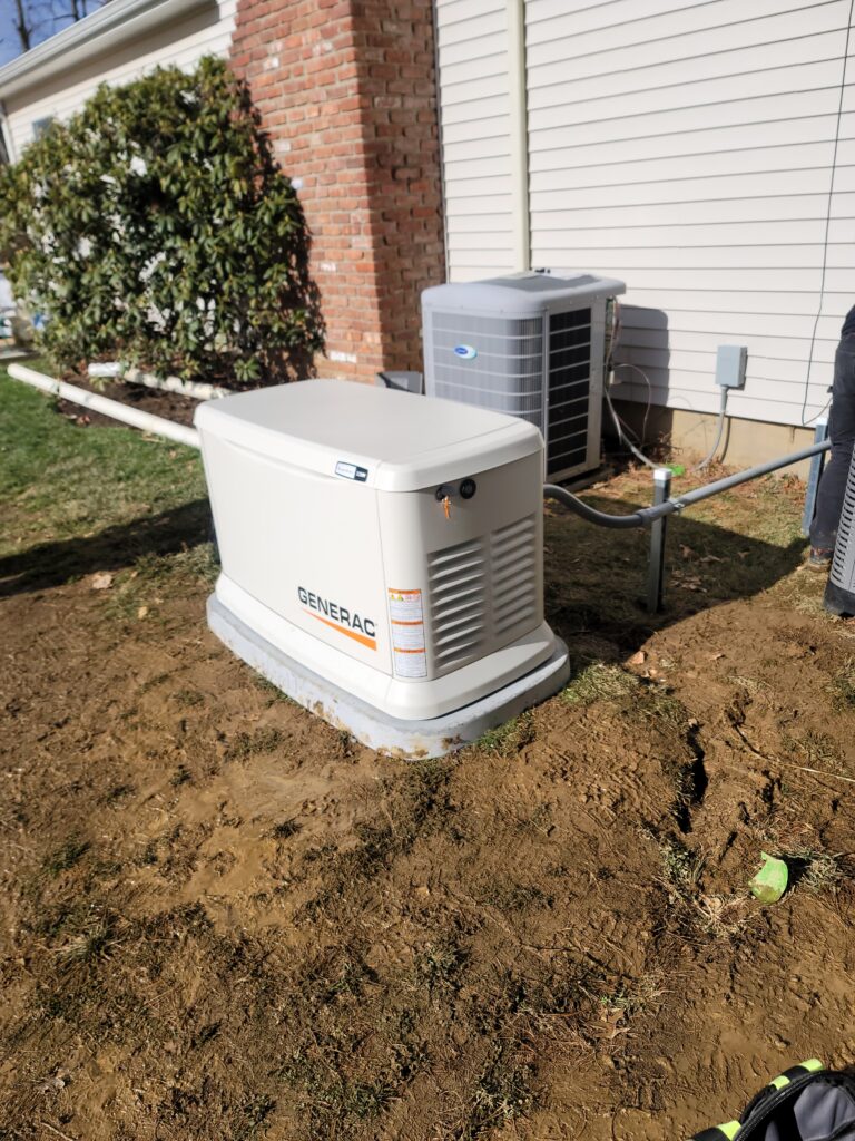 22 kW Generac standby generator in Middletown, NJ