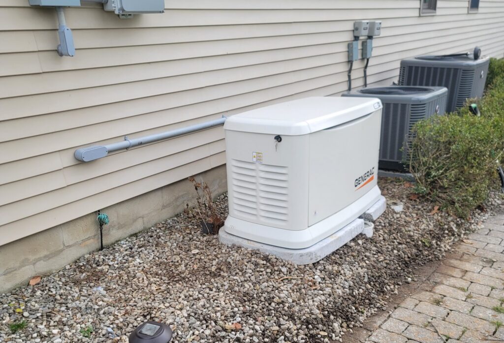 22 kW Generac standby generator in Middletown, NJ