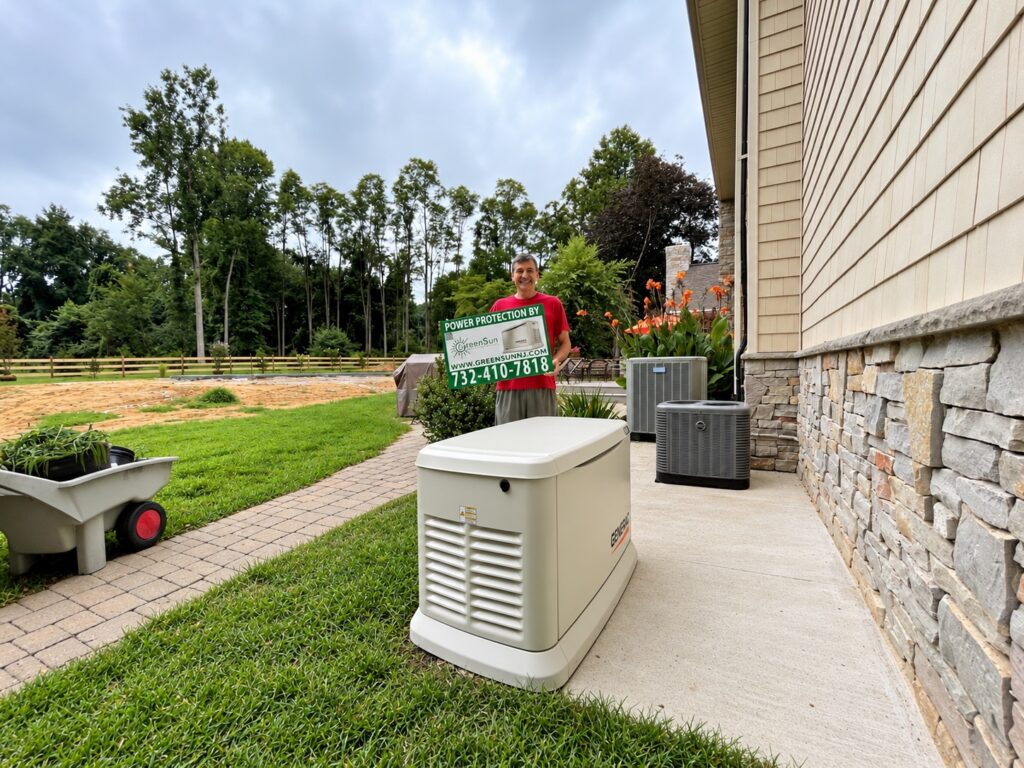 22 kW Generac standby generator in Colts Neck, NJ