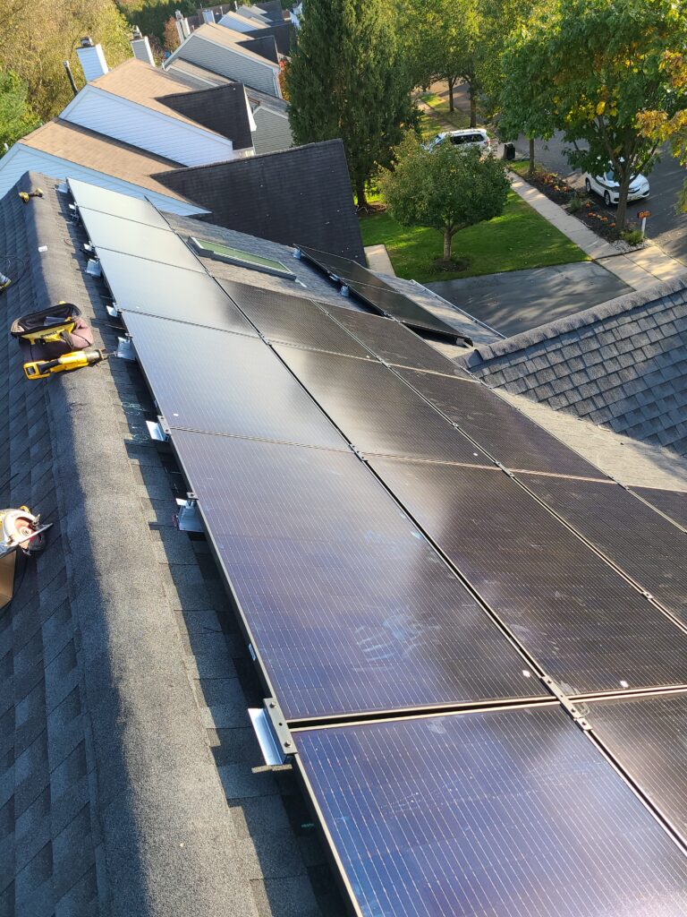 36-panel 12.24 kW solar array in East Windsor, NJ