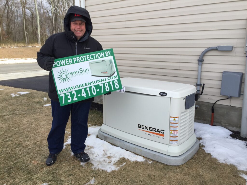 16 kW Generac standby generator in Farmingdale, NJ