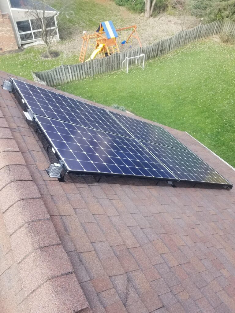 46-panel 16.79 kW solar array in Monmouth Junction, NJ