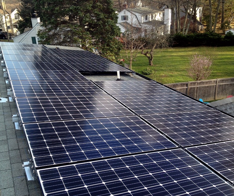 20-panel 6.1 kW solar array by Green Sun Energy Services in Little Silver, NJ