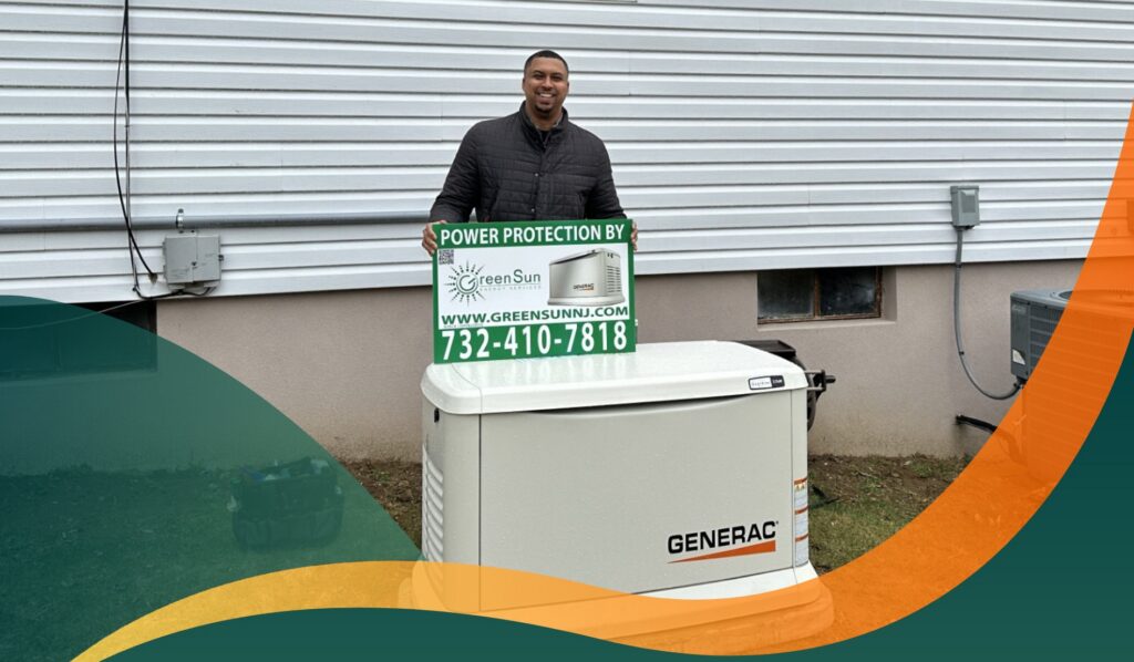 22 kW Generac standby generator in Middletown, NJ