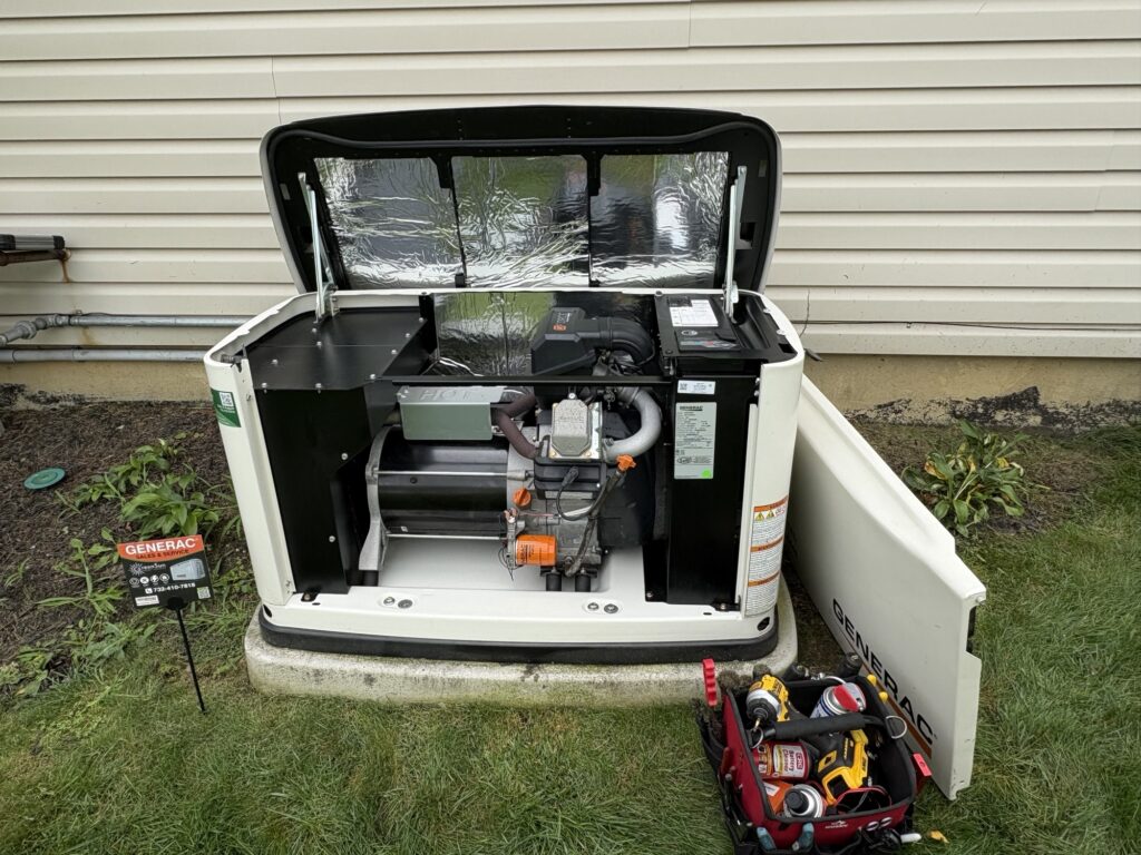 14 kW Generac standby generator in Freehold, NJ