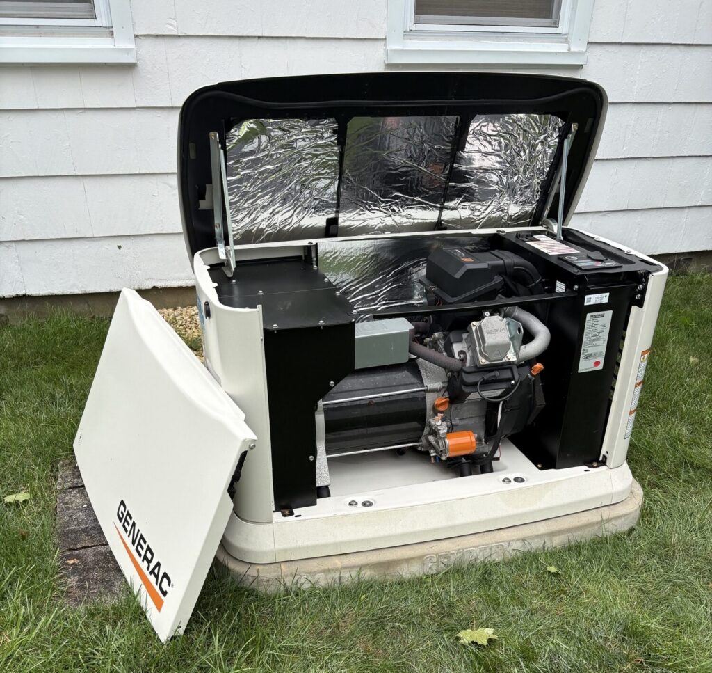 18 kW Generac standby generator in Brielle, NJ