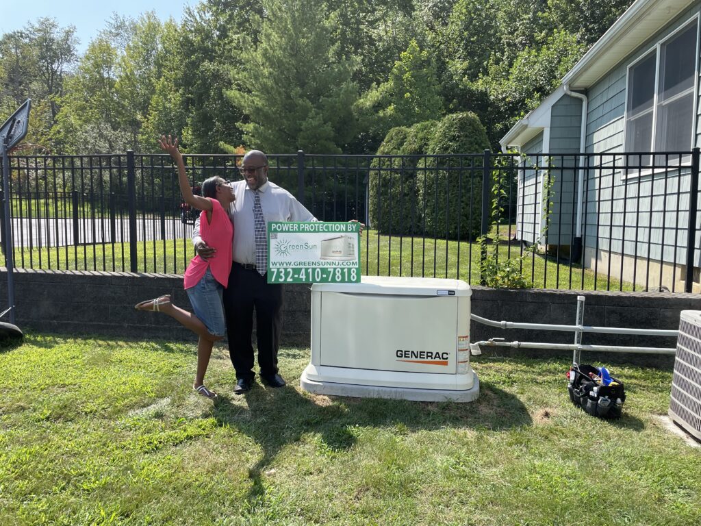 22 kW Generac standby generator in Monroe Township, NJ