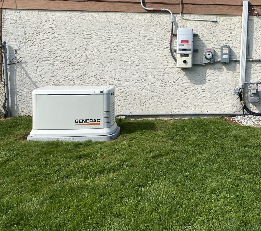 16 kW Generac standby generator in Hazlet, NJ