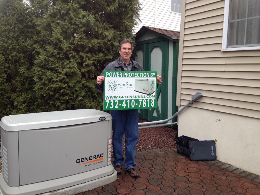 20 kW Generac standby generator in Matawan, NJ