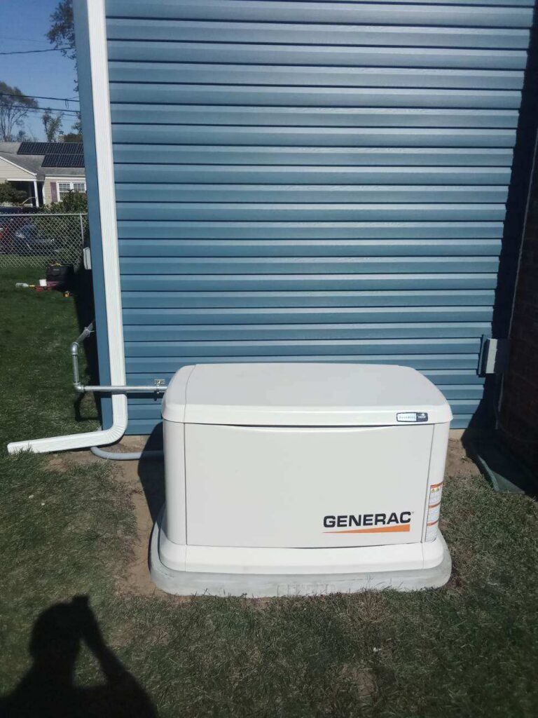 18 kW Generac standby generator in Hazlet, NJ