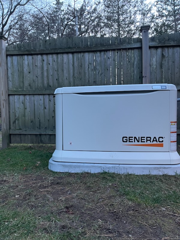 22 kW Generac standby generator in Rumson, NJ