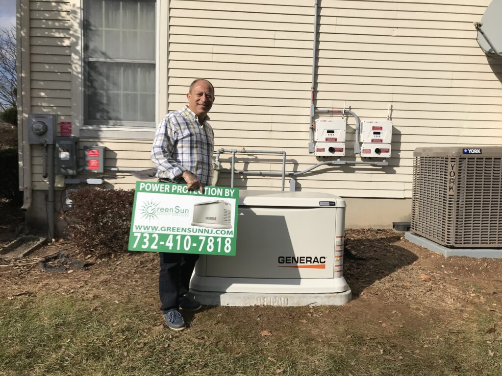 16 kW Generac standby generator in Monmouth Junction, NJ