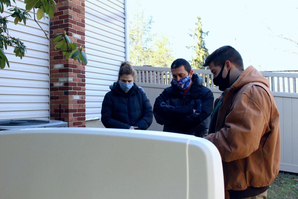 22 kW Generac standby generator at a home in Middletown, NJ