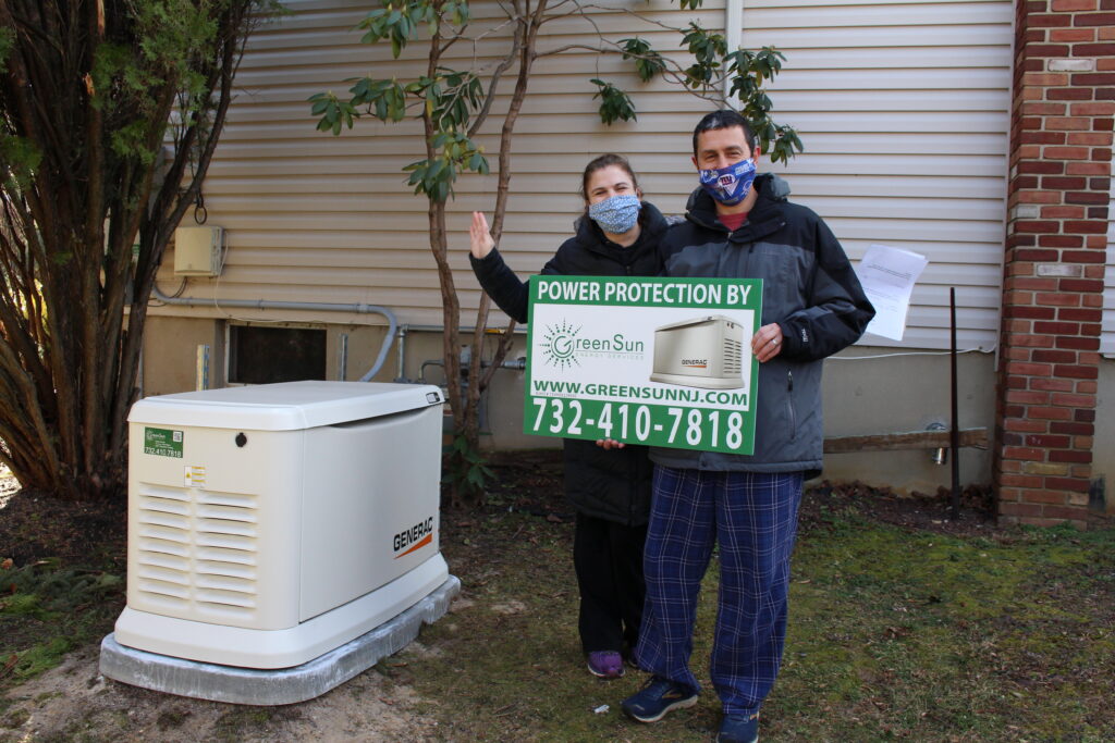 22 kW Generac standby generator in Middletown, NJ
