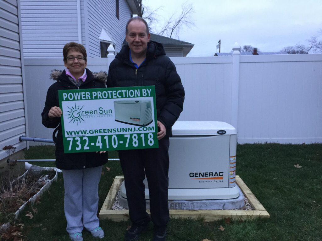 16 kW Generac standby generator in Hazlet, NJ