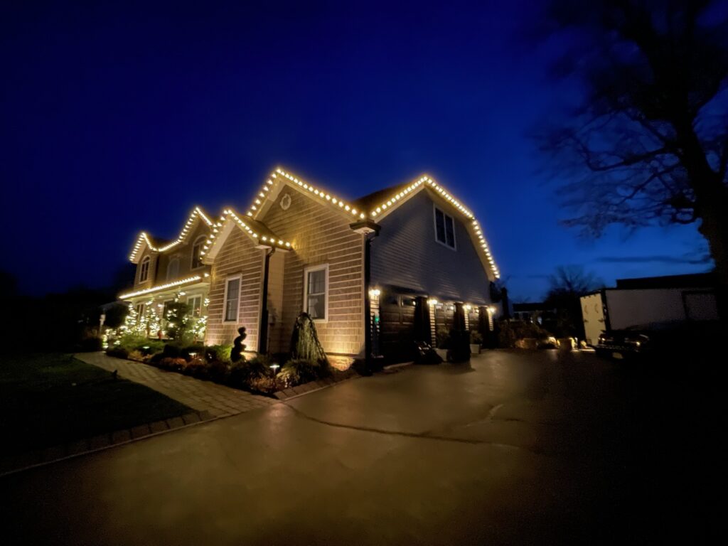 Christmas Light Installation at a home in Oceanport, NJ
