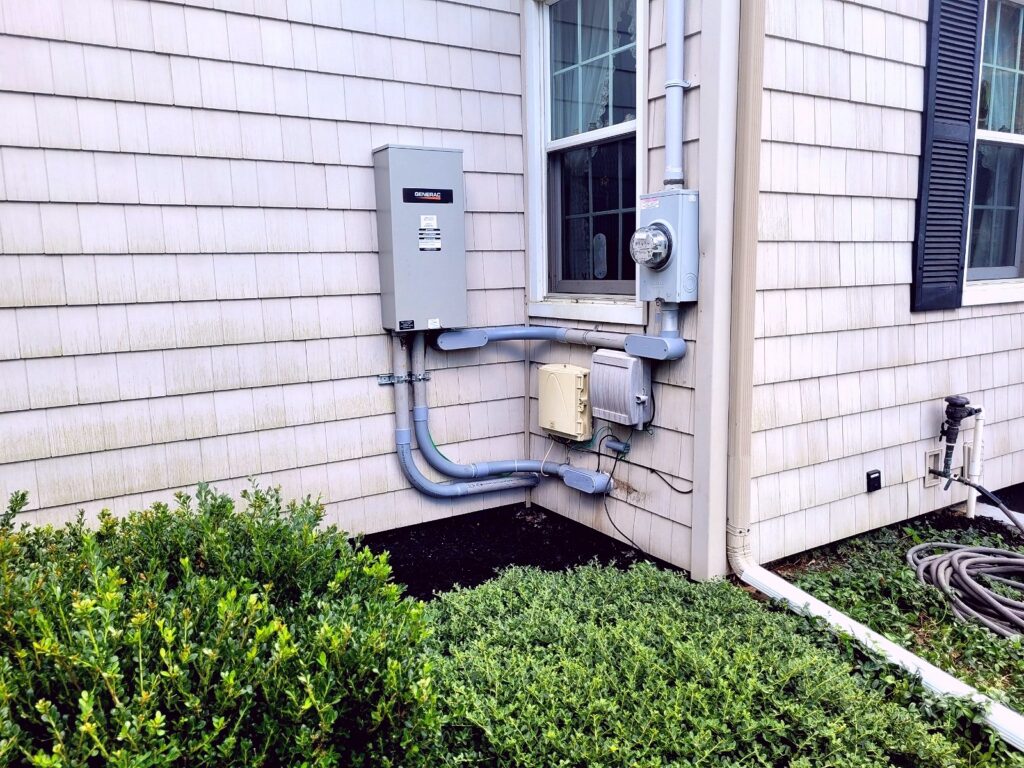 200-amp automatic transfer switch at a home in Middletown, NJ