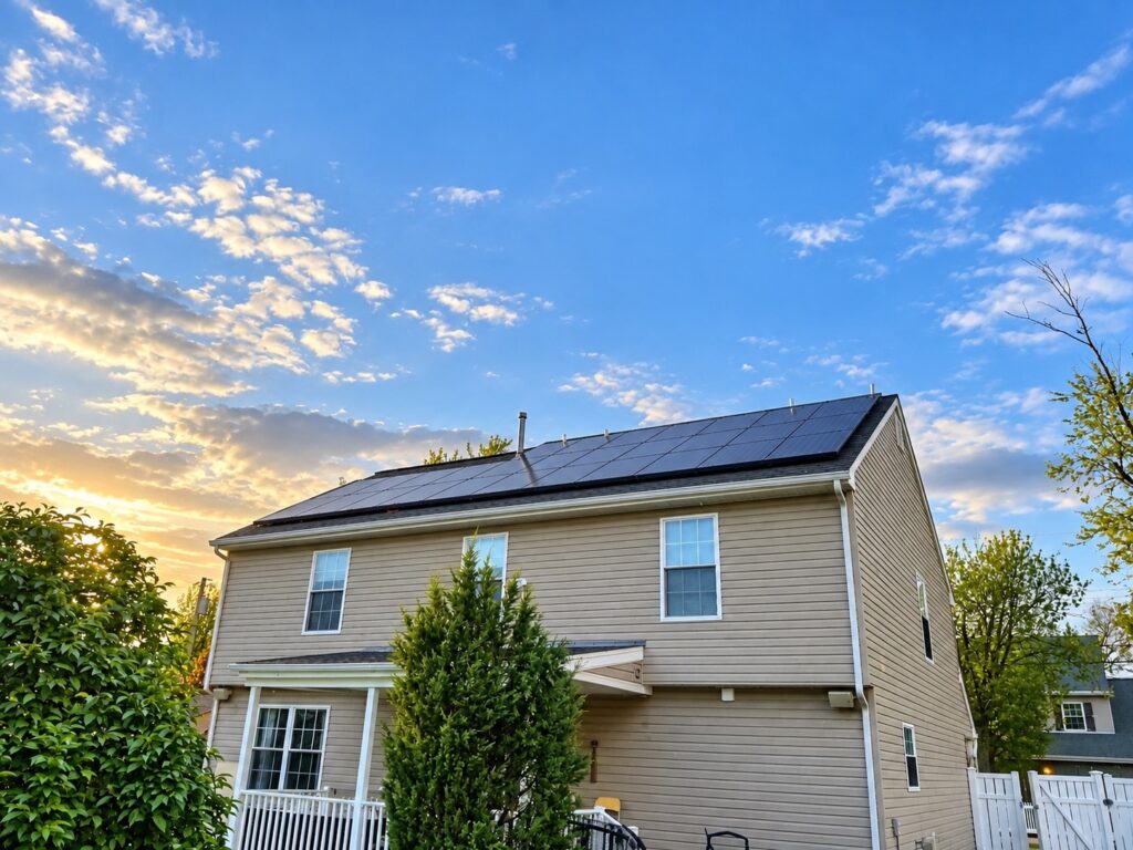 29-panel 9.57 kW solar array in Union Beach, NJ