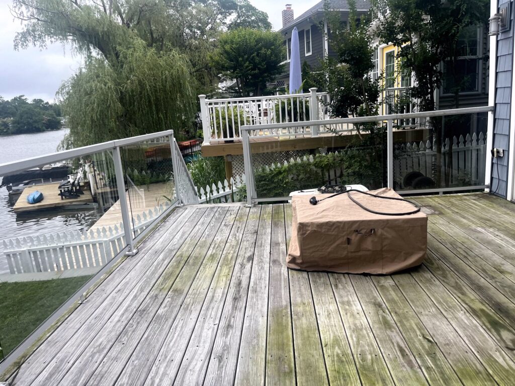 Before: Softwash Service at a home in Asbury Park, NJ
