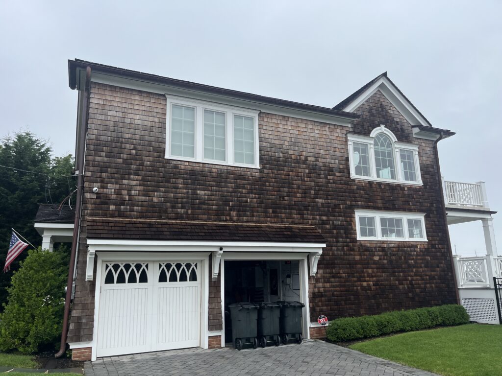Before: Softwash Service at a home in Rumson, NJ