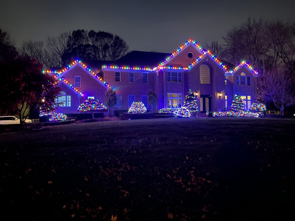 Christmas Light Installation and Softwash Service in Holmdel, NJ