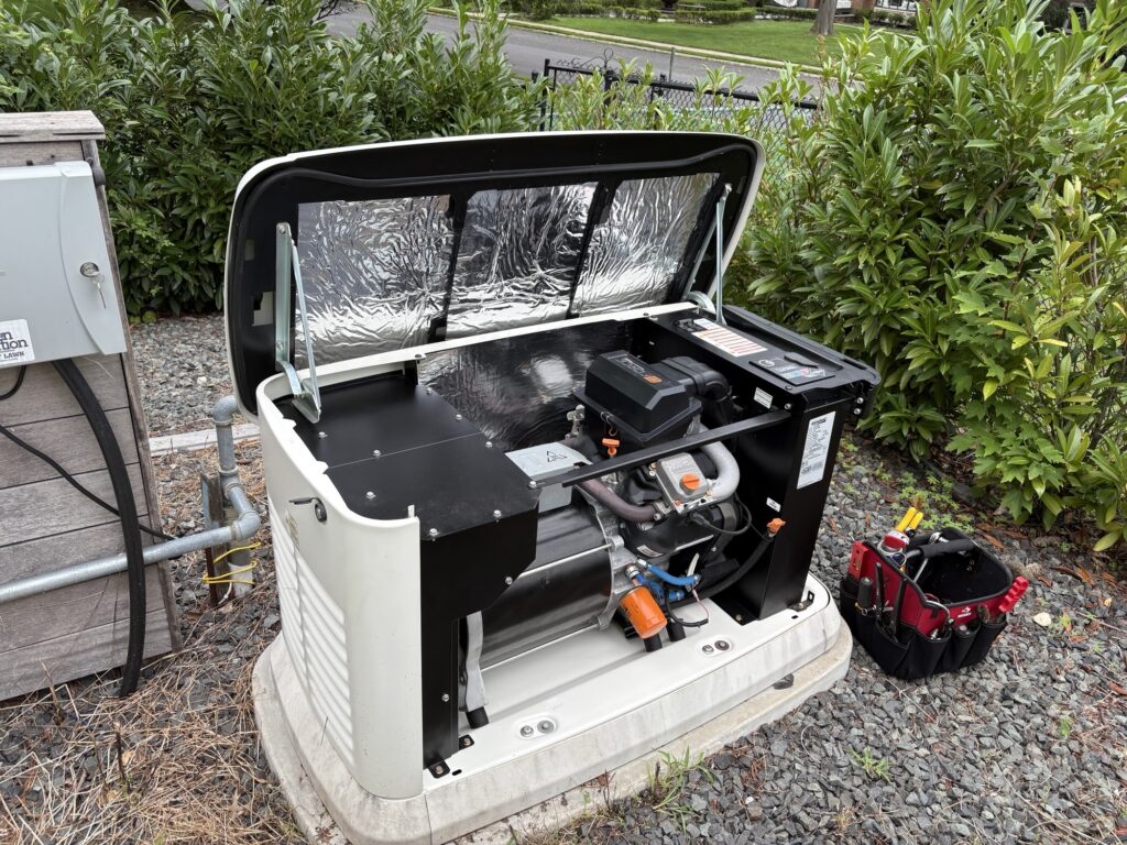22 kW Generac standby generator in Holmdel, NJ
