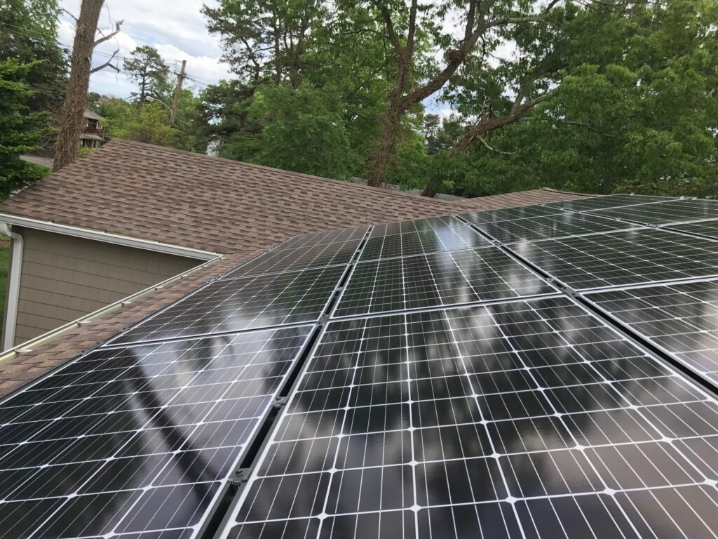 Solar Panel Installation at a home in Brick, NJ