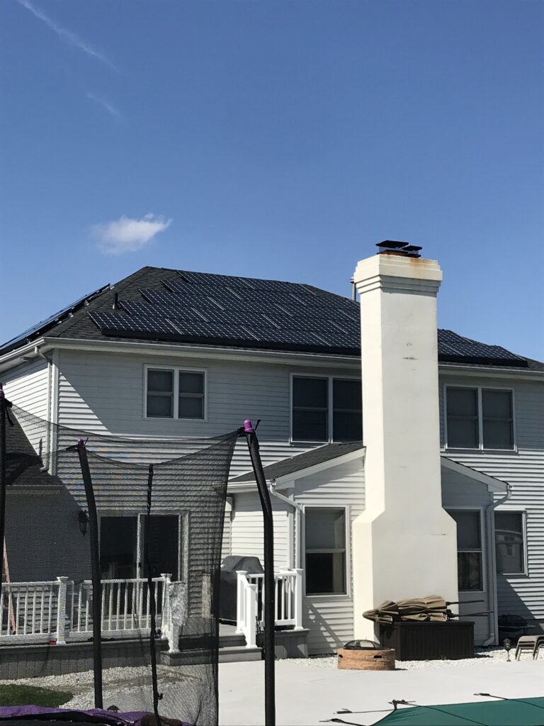 Completed Solar Panel Installation project in Manalapan, NJ