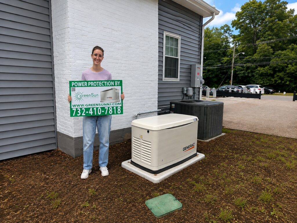 22 kW Generac standby generator in Springfield, NJ
