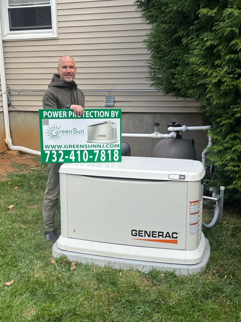 18 kW Generac standby generator in Freehold, NJ