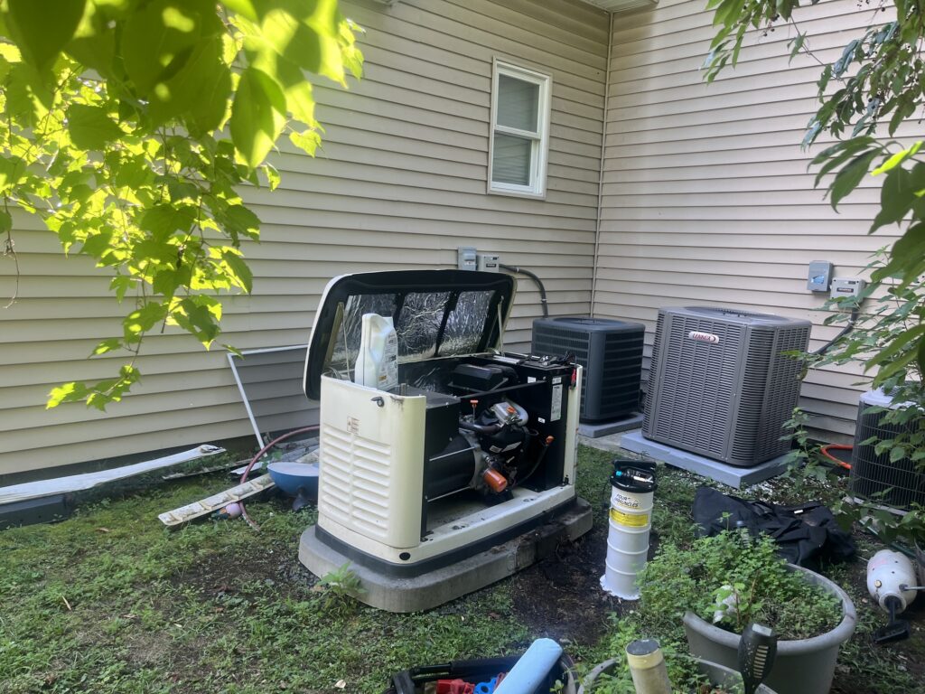 22 kW Generac standby generator in Springfield, NJ