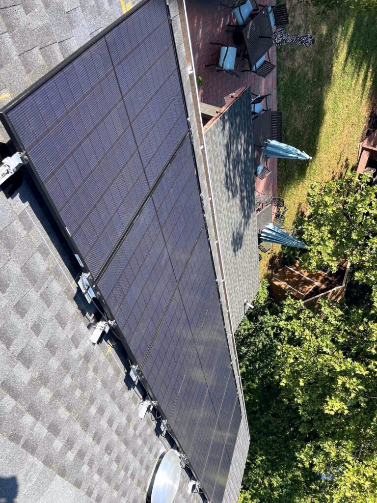 30-panel 11.1 kW solar array at a home in Holmdel, NJ