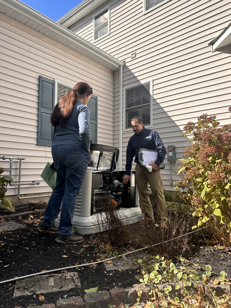 22 kW Generac standby generator in Chesterfield, NJ