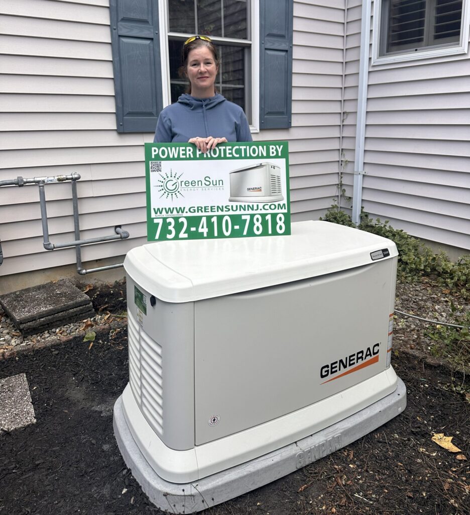 22 kW Generac standby generator in Chesterfield, NJ