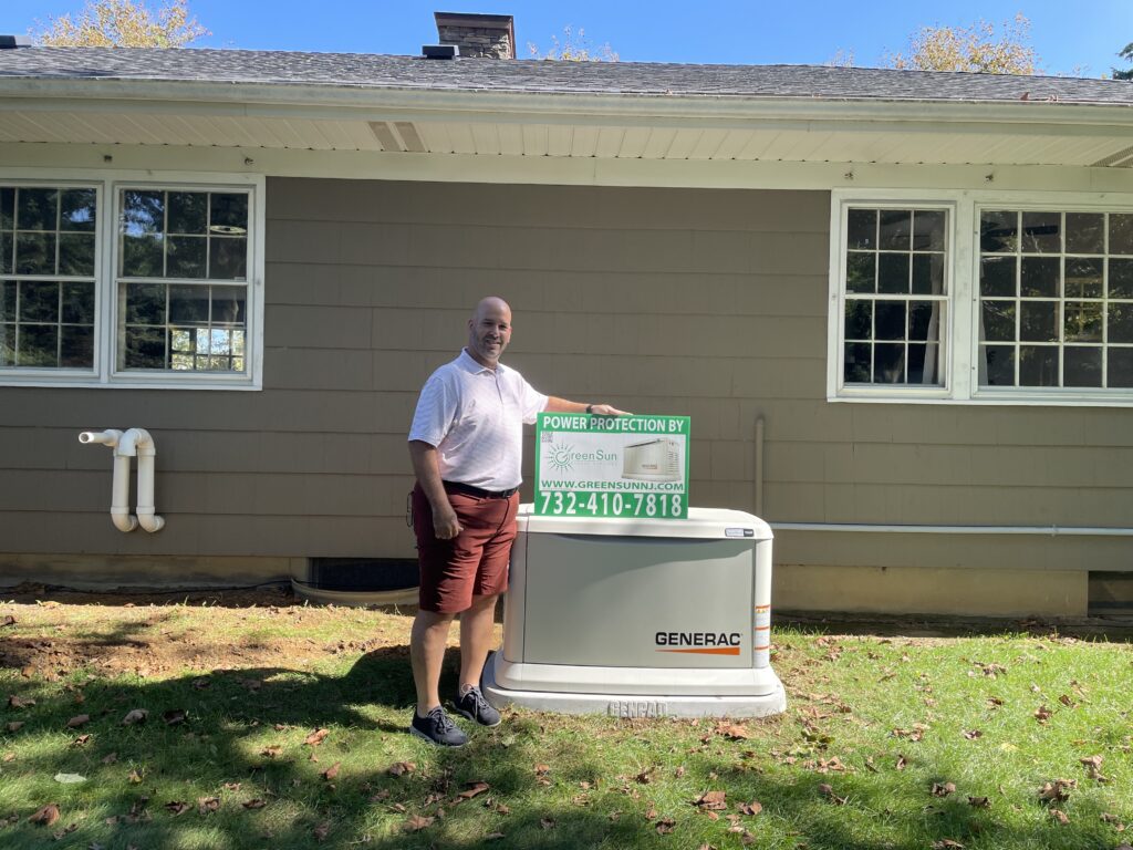 22 kW Generac standby generator in Colts Neck, NJ