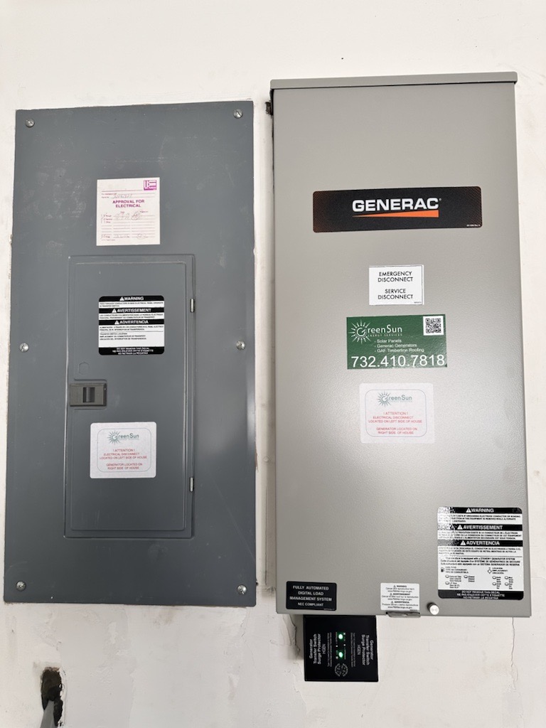 200-amp automatic transfer switch by Green Sun Energy Services in Manalapan, NJ