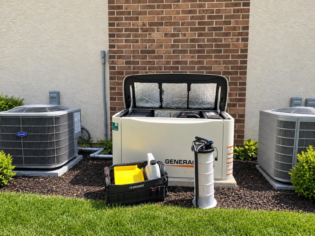 22 kW Generac standby generator in Holmdel, NJ