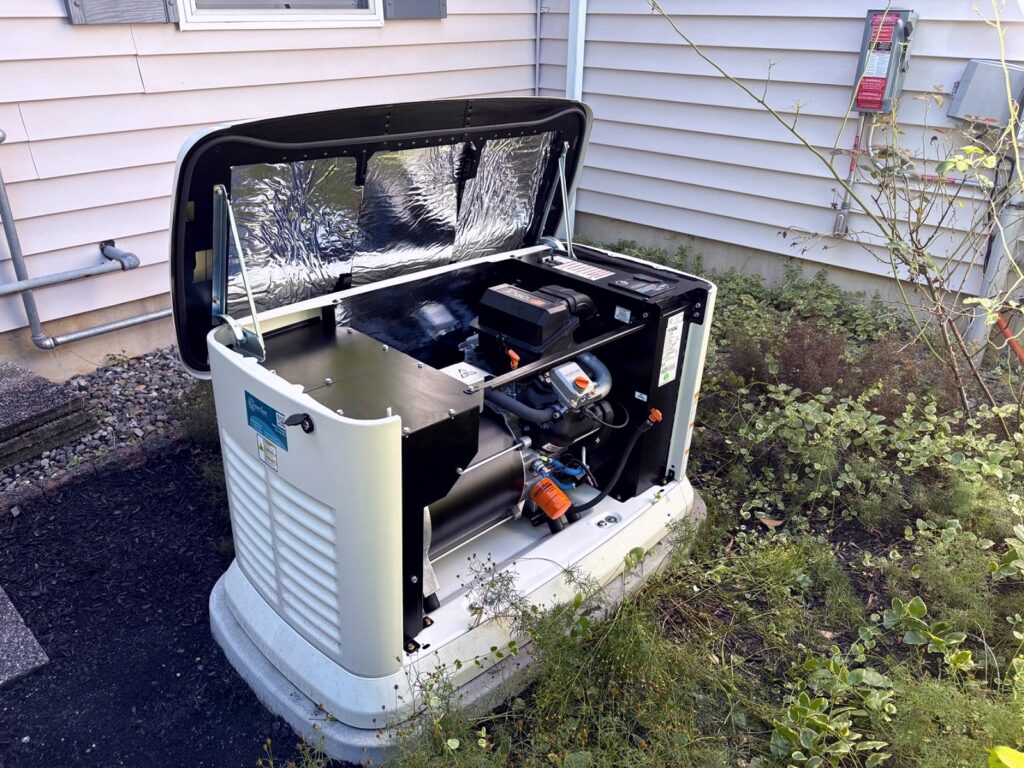 22 kW Generac standby generator by Green Sun Energy Services in Chesterfield, NJ