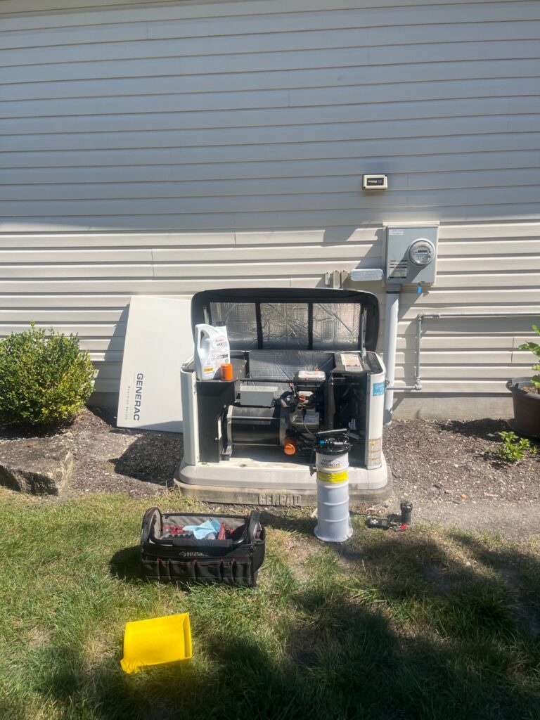 14 kW Generac standby generator in Farmingdale, NJ