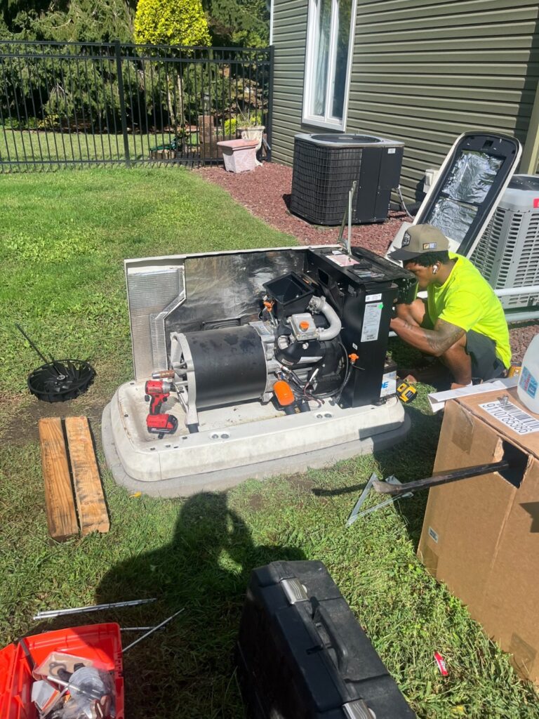 Standby Generator Service at a home in Holmdel, NJ