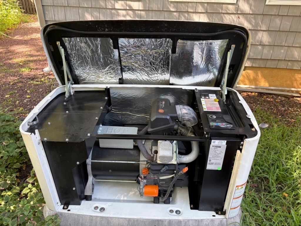 18 kW Generac standby generator in Lincroft, NJ